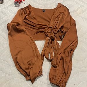 Size Large crop top long sleeve